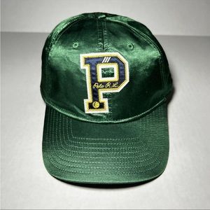 Polo Ralph Lauren Varsity Satin Baseball Cap Adjustable